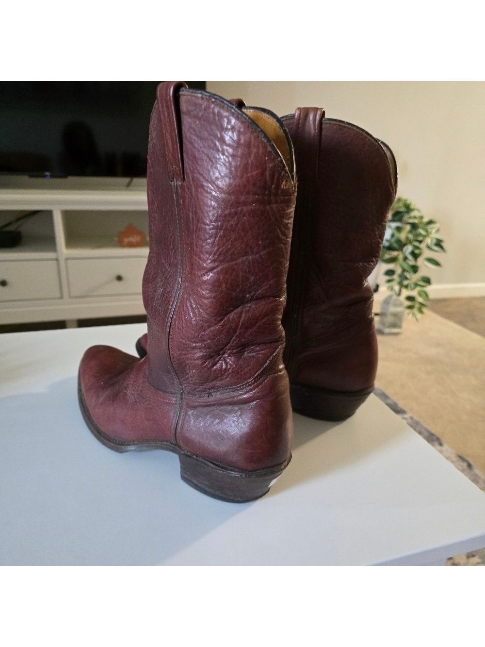 Vintage double H cowboy leather boots - Picture 3 of 10